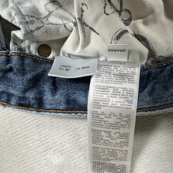 Denham Jeans Men Size W30 L26 Razor Slim Fit Fly Button Cardiani Denim Italy EUC - Picture 10 of 12